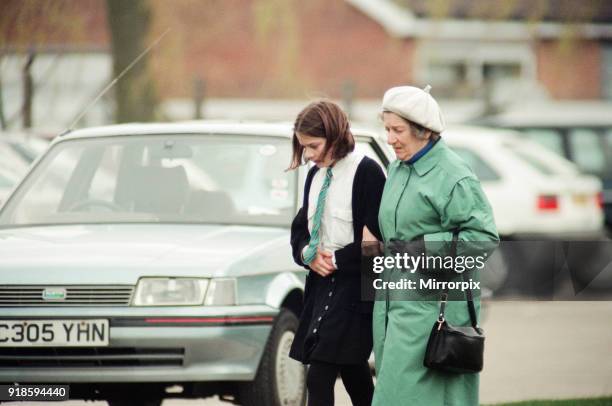 Hall Garth Comprehensive School, Middlesbrough, Monday 28th March 1994. A masked man, carrying a shotgun and knives, burst into a classroom, ordered...