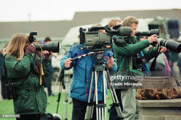 Hall Garth Comprehensive School, Middlesbrough, Monday 28th March 1994. A masked man, carrying a shotgun and knives, burst into a classroom, ordered...