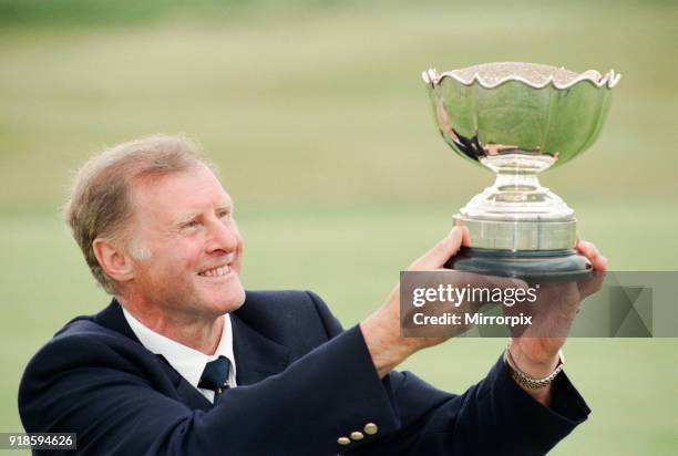 English Seniors Open Golf Championship, 7th June 1996. Joint winner Gordon Edwards.