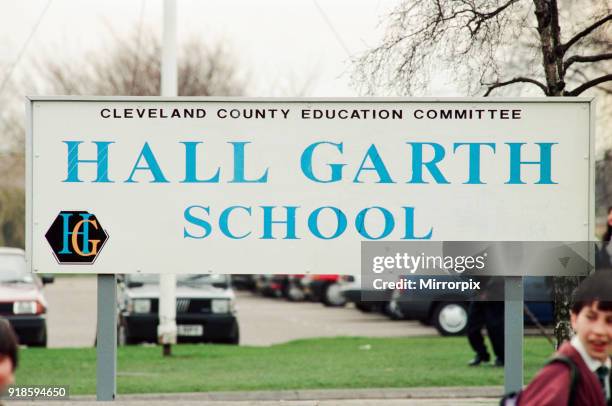 Hall Garth Comprehensive School, Middlesbrough, Monday 28th March 1994. A masked man, carrying a shotgun and knives, burst into a classroom, ordered...