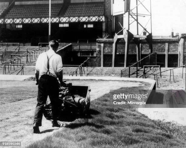 Goodison Park, home to Everton FC, the football stadium is located in Walton, Liverpool, England, 2nd June 1966. The ground will be playing host to...