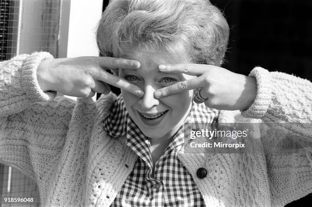 June Whitfield - television actress in 1967 Picture taken 15th March 1967.