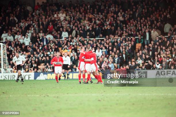 Port Vale 0 - 1 Middlesbrough, Division One match held at Vale Park, 24th April 1998.