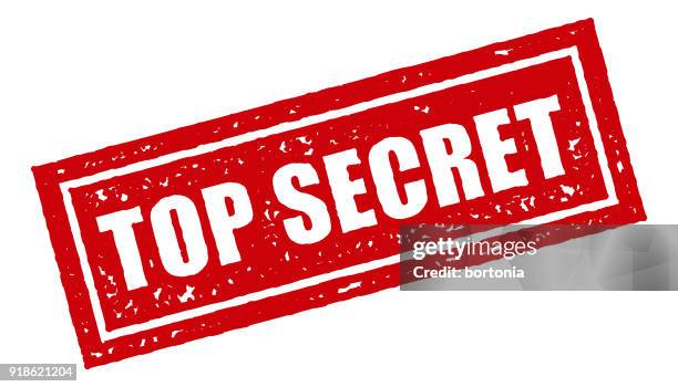 red rubber stamp icon on transparent background - confidential stamp stock illustrations