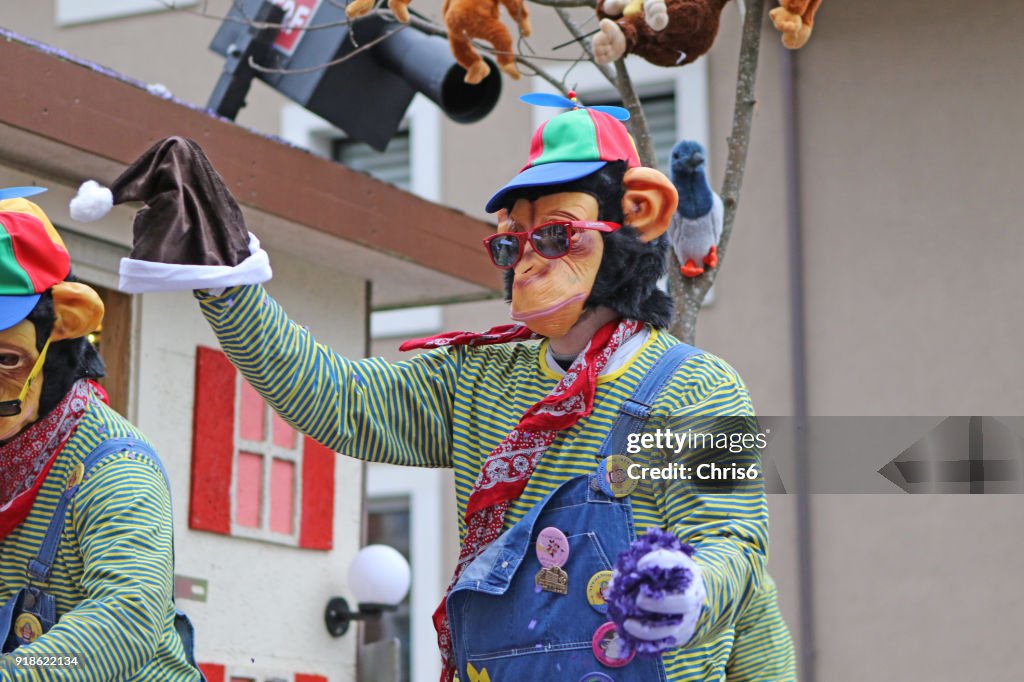 Monkeying Around At The Fasnacht