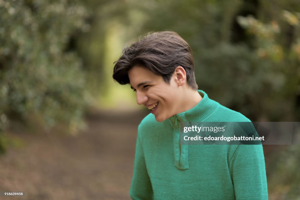 Young boy portrait