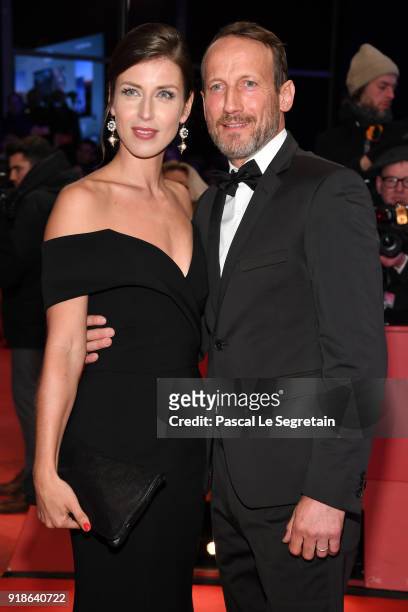 Cosima Lohse and Wotan Wilke Moehring attend the Opening Ceremony & 'Isle of Dogs' premiere during the 68th Berlinale International Film Festival...