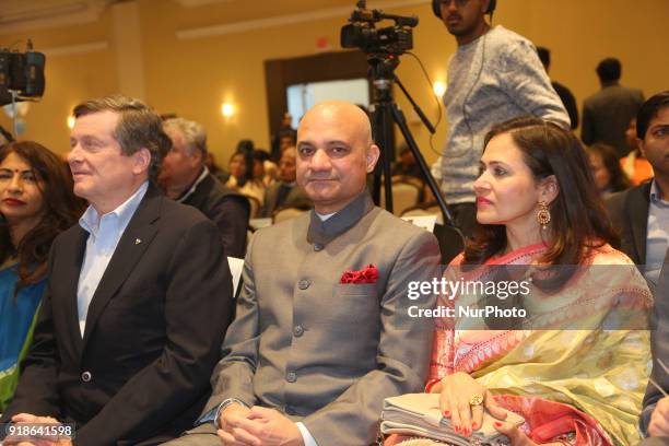 The Consul General of India Mr. Dinesh Bhatia and his wife Mrs. Seema Bhatia along with Mayor of the city of Toronto Mr. John Tory attended...