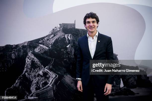 Unai Rementeria attends 'Bizkaia: Una Oportunidad Para Invertir' press conference at Circulo de Bellas Artes on February 15, 2018 in Madrid, Spain.