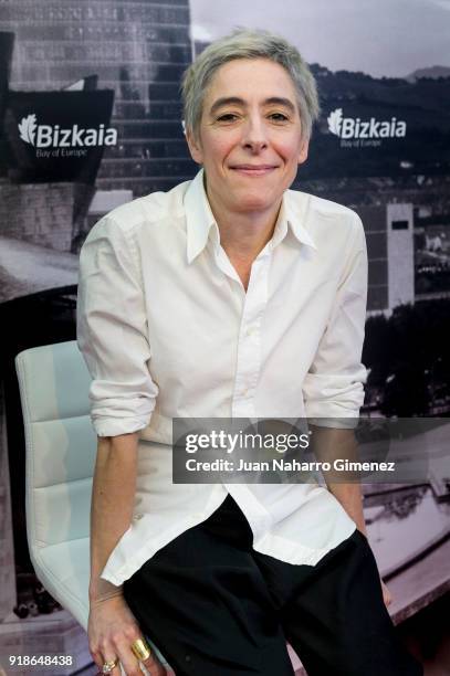Miriam Ocariz attends 'Bizkaia: Una Oportunidad Para Invertir' press conference at Circulo de Bellas Artes on February 15, 2018 in Madrid, Spain.
