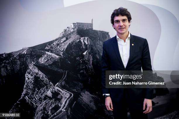 Unai Rementeria attends 'Bizkaia: Una Oportunidad Para Invertir' press conference at Circulo de Bellas Artes on February 15, 2018 in Madrid, Spain.