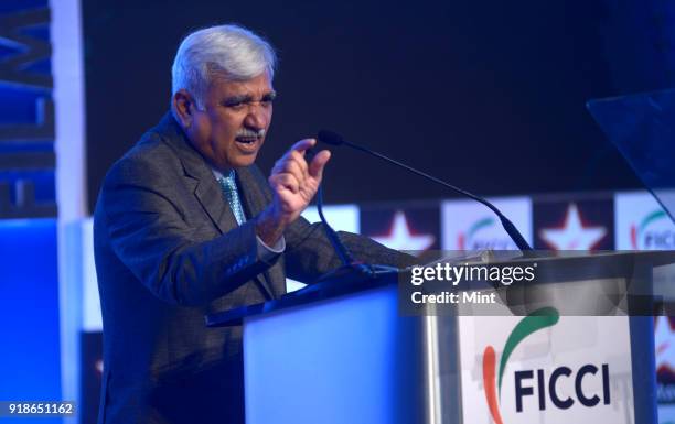 Sunil Arora, secretary ministry of Information & Broadcasting, Government of India, during FICCI Frames 2016 on April 1, 2016 in Mumbai, India.
