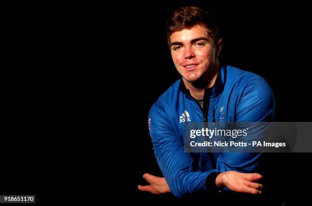 Great Britain Para Alpine Skiing James Whitley during the ParalympicsGB Team Launch at the Hilton Deansgate, Manchester.