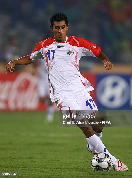 Josue Martinez of Costa Rica during the FIFA U20 World Cup Semi Final match between Brazil and Costa Rica at the Cairo International Stadium on...