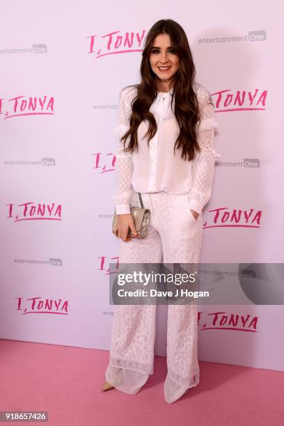 Brooke Vincent attends the 'I, Tonya' UK premiere held at The Washington Mayfair Hotel on February 15, 2018 in London, England.