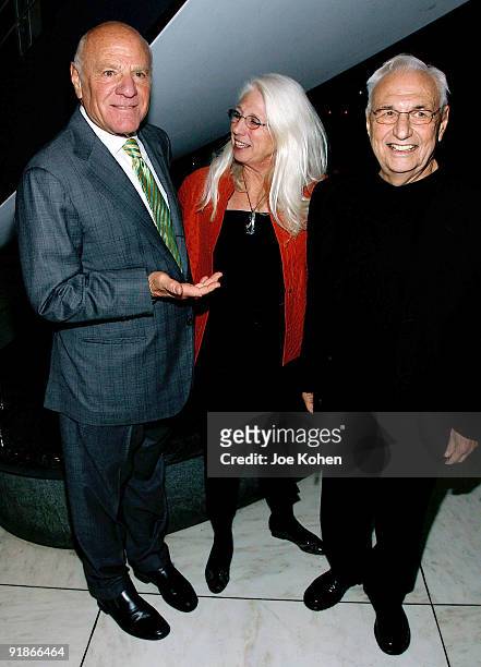 Barry Diller, Nancy Wexler and Frank Gehry attend Breaking Ground: The New York Stem Cell Foundation's 4th annual dinner at The Rockefeller...