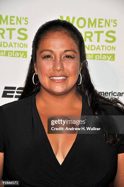 Water Polo player Brenda Villa attends the 30th Annual Salute To Women In Sports Awards at The Waldorf=Astoria on October 13, 2009 in New York City.