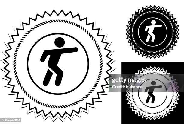 man throwing a punch. - boxer training stock illustrations
