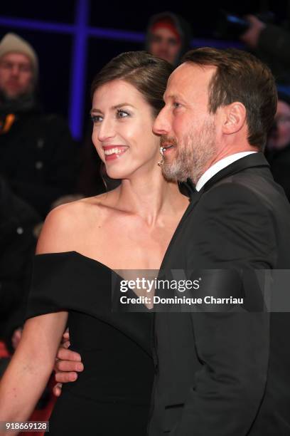 Cosima Lohse and Wotan Wilke Moehring attend the Opening Ceremony & 'Isle of Dogs' premiere during the 68th Berlinale International Film Festival...