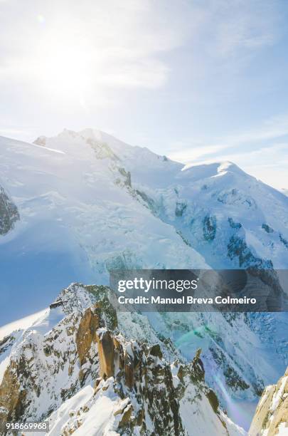 mont blanc - valle blanche - fotografias e filmes do acervo