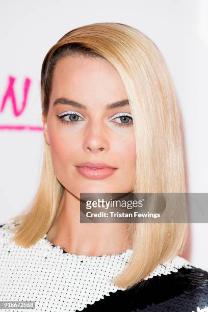 Margot Robbie attends the 'I, Tonya' UK premiere held at The Curzon Mayfair on February 15, 2018 in London, England.