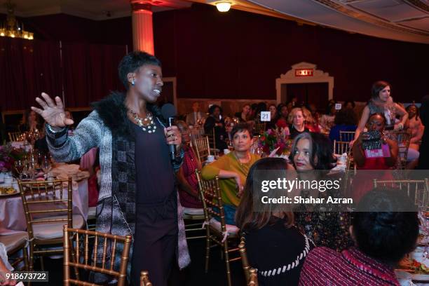 Executive Producer of ‘The View’ Candi Carter and Apollo Theater President & CEO Jonelle Procope attends the 2018 Dining with The Divas luncheon at...
