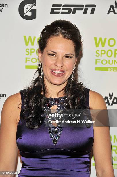 Softball player Jessica Mendoza attends the 30th Annual Salute To Women In Sports Awards at The Waldorf=Astoria on October 13, 2009 in New York City.