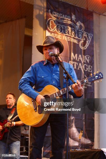 Singer Butch Hancock of The Flatlanders performs at the Petrillo Music Shell in Chicago, Illinois on October 04, 2009.