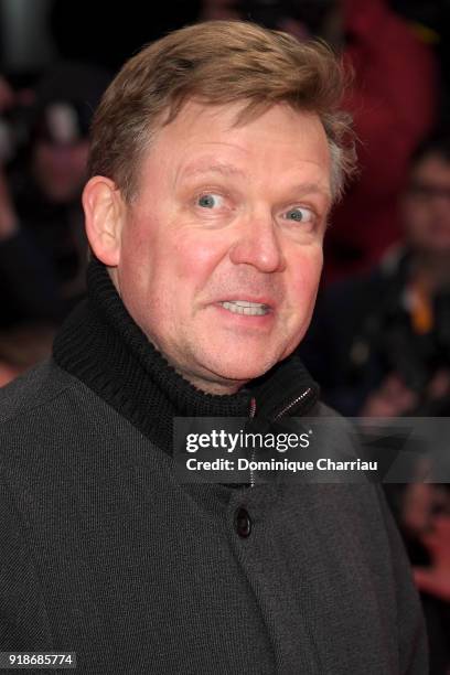 Justus von Dohnanyi attends the Opening Ceremony & 'Isle of Dogs' premiere during the 68th Berlinale International Film Festival Berlin at Berlinale...