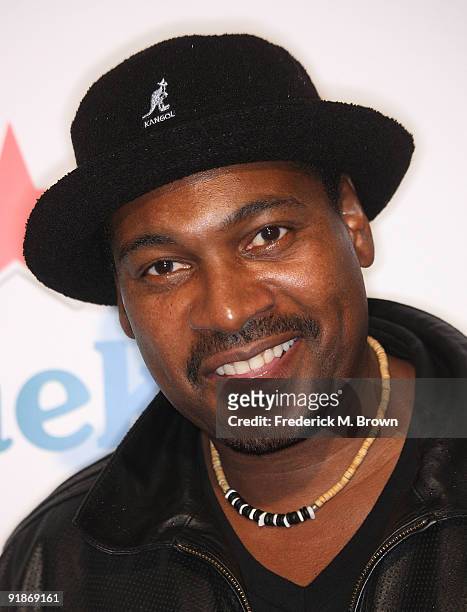 Actor Mykelti Williamson attends the "Black Dynamite" film premiere at the Arclight Hollywood on October 13, 2009 in Hollywood, California.