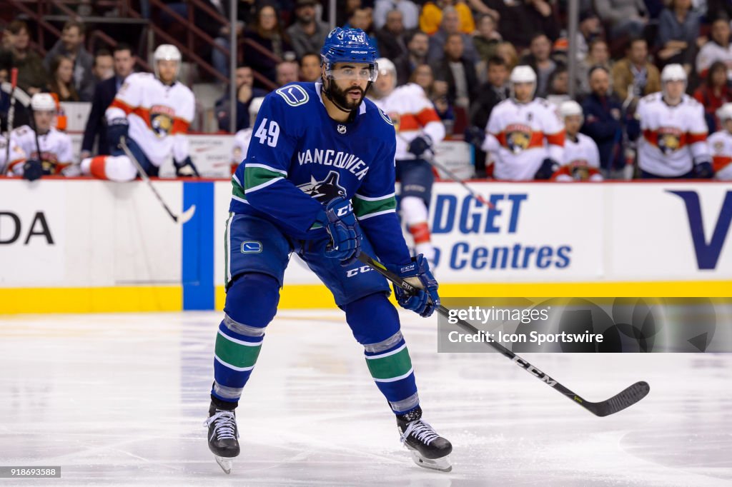 NHL: FEB 14 Panthers at Canucks