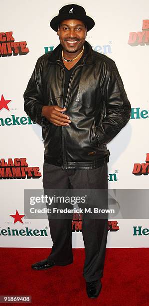Actor Mykelti Williamson attends the "Black Dynamite" film premiere at the Arclight Hollywood on October 13, 2009 in Hollywood, California.