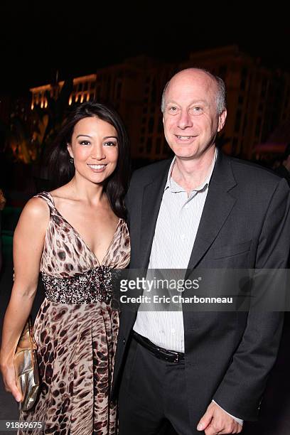 Ming-Na and MGM's Charlie Cohen at MGM's 'SG-U: Stargate Universe' launch party at Comicon on July 23, 2009 at the Hotel Solamar in San Diego,...