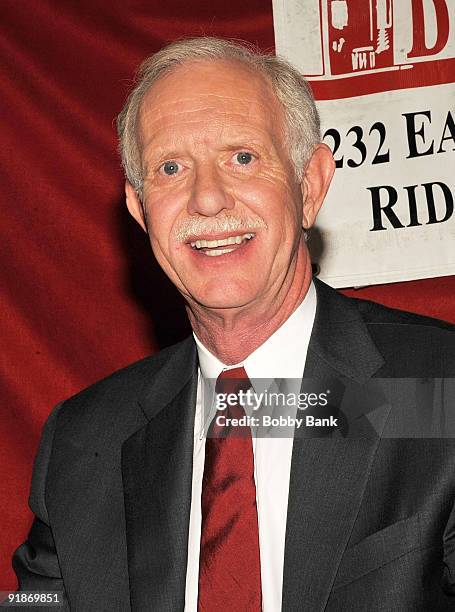 Captain Chesley Sullenberger attends a signing session to promote his book "Highest Duty" at Bookends on October 13, 2009 in Ridgewood, New Jersey.