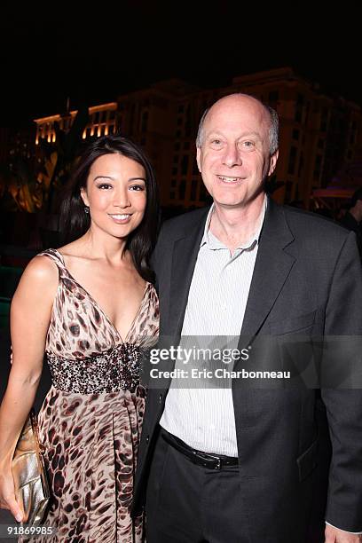 Ming-Na and MGM's Charlie Cohen at MGM's 'SG-U: Stargate Universe' launch party at Comicon on July 23, 2009 at the Hotel Solamar in San Diego,...