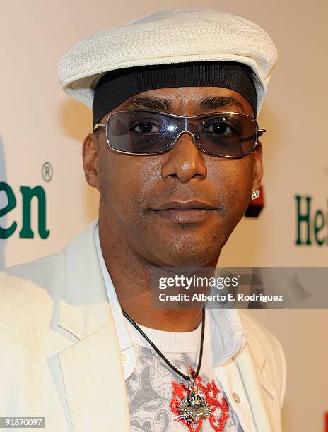 Actor Miguel A. Nunez, Jr. Arrives at the Los Angeles premiere of "Black Dynamite" on October 13, 2009 in Hollywood, California.
