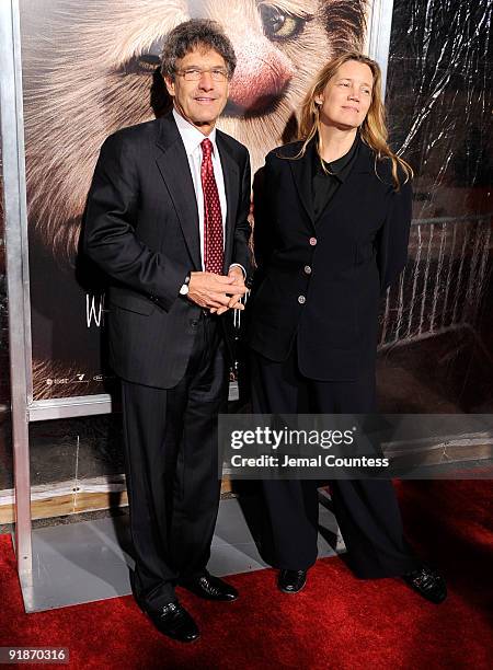 Alan Horn, President and CEO of Warner Brothers and Cindy Horn attend the "Where The Wild Things Are" premiere at Alice Tully Hall on October 13,...
