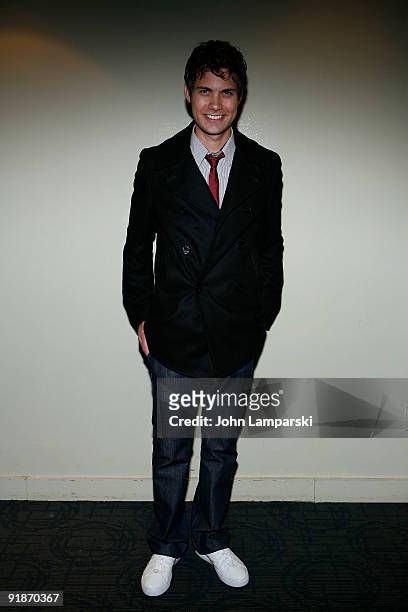 Drew Seeley attends "I Kissed A Vampire" Web Series Premiere at Landmark's Sunshine Cinema on October 13, 2009 in New York, New York.