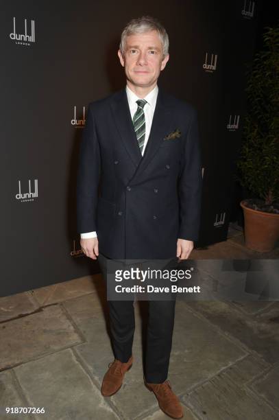 Martin Freeman attends the Dunhill & GQ pre-BAFTA filmmakers dinner and party co-hosted by Andrew Maag & Dylan Jones at Bourdon House on February 15,...