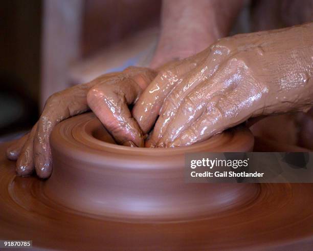 potter's wheel - sherbrooke stock pictures, royalty-free photos & images