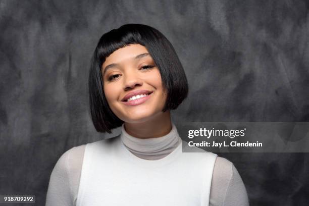 Actress Kiersey Clemons, from the film 'Hearts Beat Loud', is photographed for Los Angeles Times on January 19, 2018 in the L.A. Times Studio at...