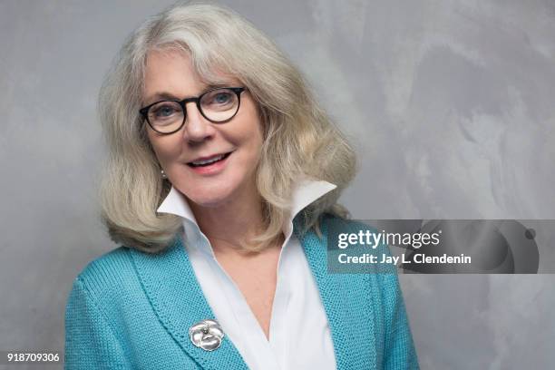 Actress Blythe Danner, from the film 'Hearts Beat Loud', is photographed for Los Angeles Times on January 19, 2018 in the L.A. Times Studio at Chase...