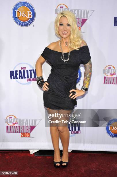 Daisy de la Hoya poses for a picture at the 2009 Fox Reality Channels Really Awards held at The Music Box @ Fonda on October 13, 2009 in Los Angeles,...