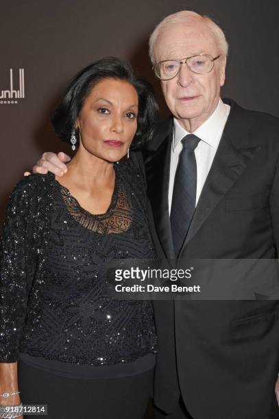 Shakira Caine and Sir Michael Caine attend the Dunhill & GQ pre-BAFTA filmmakers dinner and party co-hosted by Andrew Maag & Dylan Jones at Bourdon...