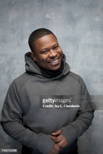 Actor Jason Mitchell, from the film 'Tyrel', is photographed for Los Angeles Times on January 20, 2018 in the L.A. Times Studio at Chase Sapphire on...