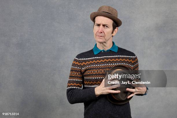 Actor Denis O'Hare, from the film 'Lizzie', is photographed for Los Angeles Times on January 20, 2018 in the L.A. Times Studio at Chase Sapphire on...