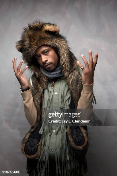 Actor LaKeith Stanfield, from the film 'Sorry to Bother You', is photographed for Los Angeles Times on January 20, 2018 in the L.A. Times Studio at...