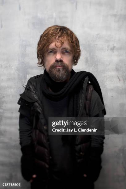 Actor Peter Dinklage, from the film 'I Think We're Alone Now', is photographed for Los Angeles Times on January 20, 2018 in the L.A. Times Studio at...