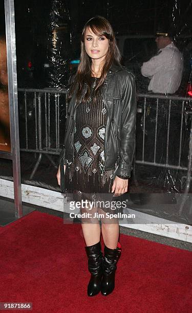 Mia Maestro attends the "Where the Wild Things Are" premiere at Alice Tully Hall, Lincoln Center on October 13, 2009 in New York City.
