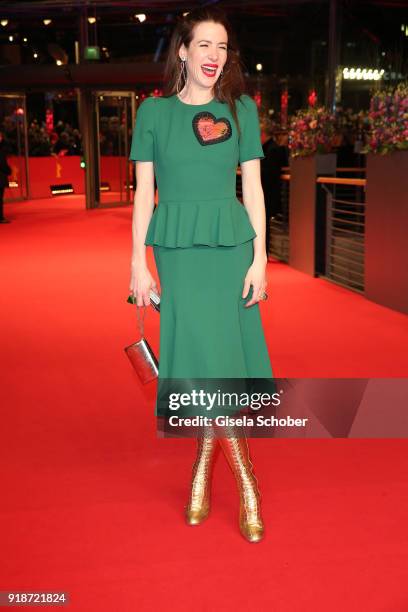 Julia Malik attends the Opening Ceremony & 'Isle of Dogs' premiere during the 68th Berlinale International Film Festival Berlin at Berlinale Palace...